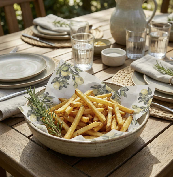 Manor Road Citrons Greaseproof Paper A4 Size