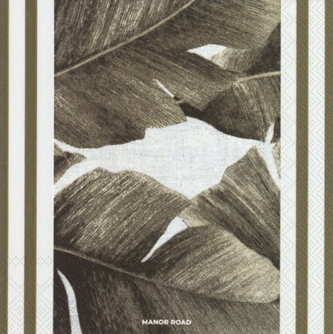 Manor Road Rustic Palm Cocktail Napkins 20pk