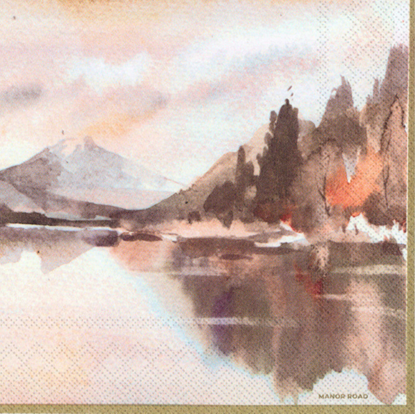 Manor Road The Lake Dinner Napkins 20pk