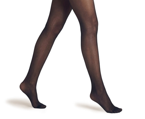 Elegante Ultimate Black Softshine Tights Large 2pk
