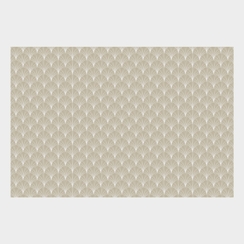 Zela Place Mats Timeless Elegance Golden Shell 25pk