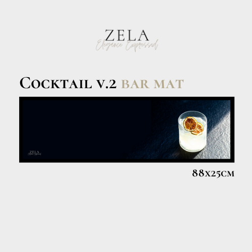 Zela Bar Mat Cocktail V2 88x25