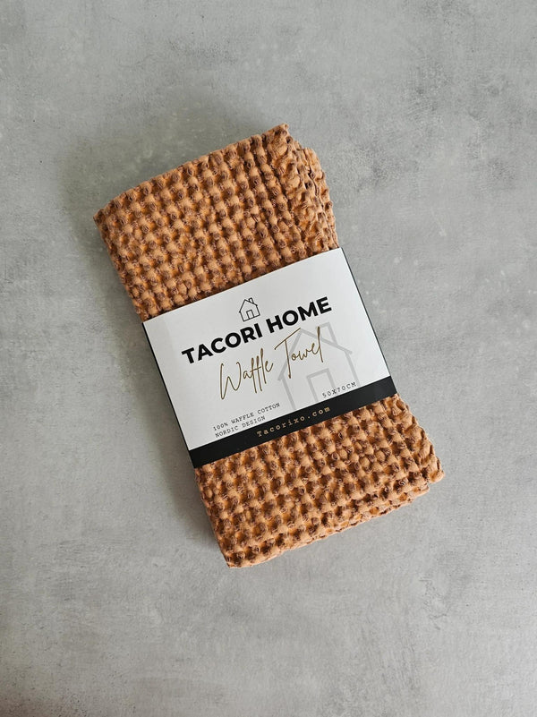 Tacori Waffle Towel Rust 50x70cm