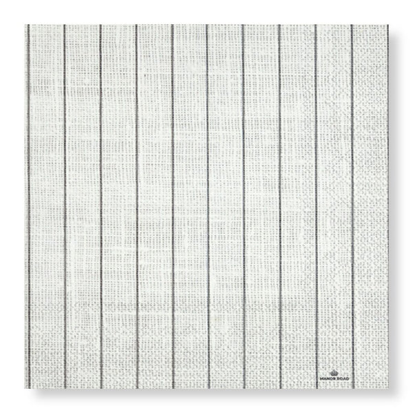 Manor Road Linen (Pinstripe) Dinner Napkin 20pk