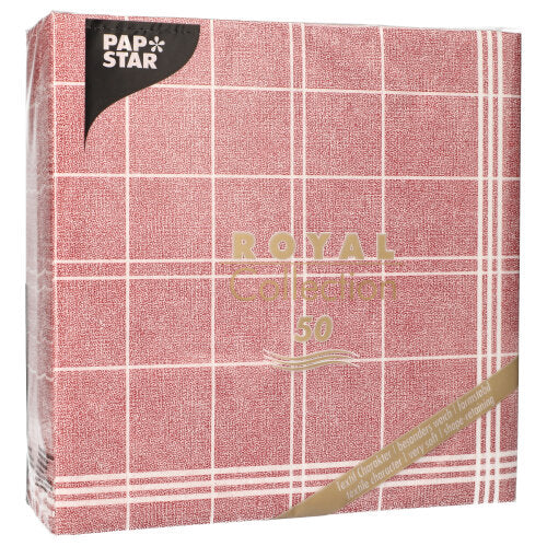Papstar Napkins Royal Collection Kitchen Craft Bourdeaux 40x40cm 50pk
