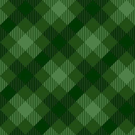 Paper + Design Napkins Tartan Green 24x24cm 20pk