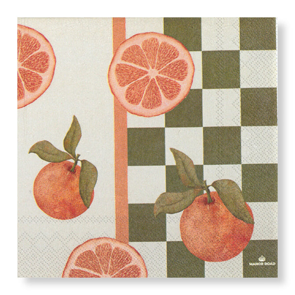 Manor Road Mimosa Cocktail Napkins 20pk