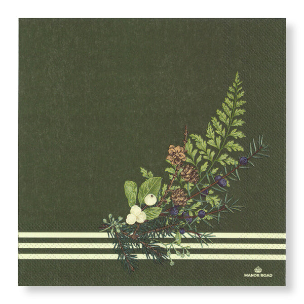 Manor Road Forest Forage Luncheon Napkin 20pk
