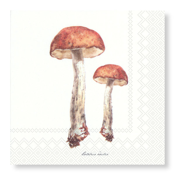 Manor Road Porcini Cocktail Napkin 20pk
