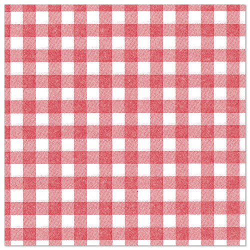 Papstar Napkins Royal Collection Vichy Karo Red 40x40cm 50pk