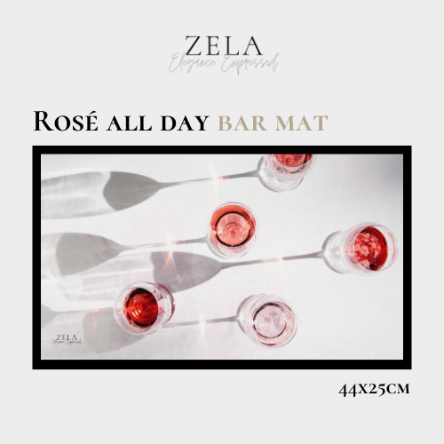 Zela Bar Mat Rose All Day 44x25