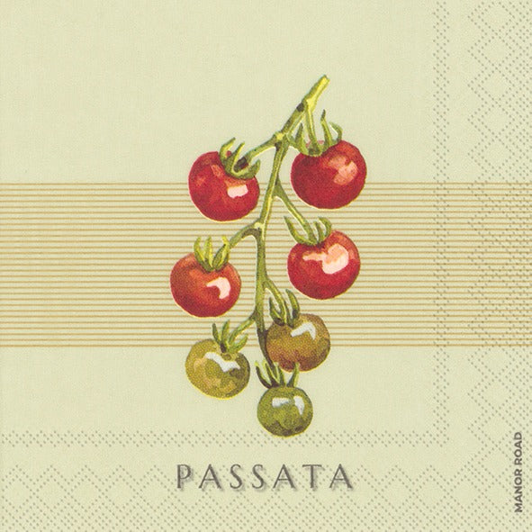Manor Road Passata Cocktail Napkin 20pk