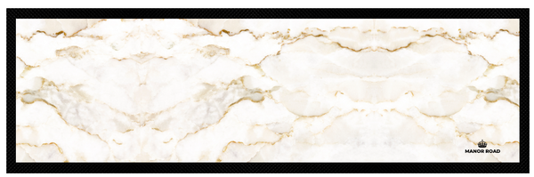 Manor Road Beige Marble Bar Mat Large 88x25CM