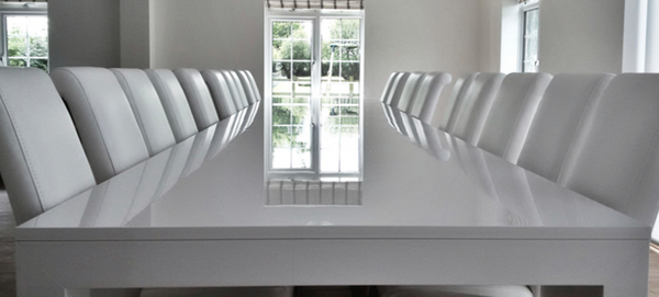 Brilliance Gloss White Top Table