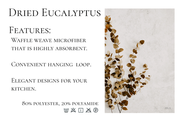 Zela Microfiber Dish Towel Dried Eucalyptus 45x65Cm