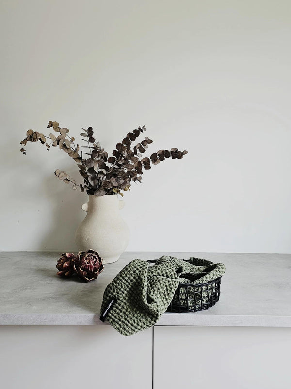 Tacori Waffle Towel Olive 50x70cm
