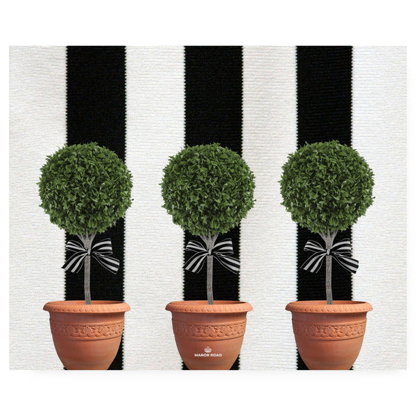 Manor Road Topiary Paper Placemat 30pk