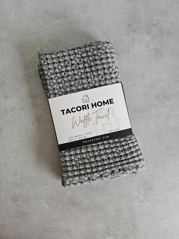 Tacori Waffle Towel Light Grey 50x70cm