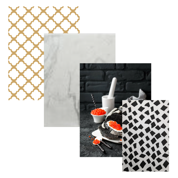 Geometry Noir Greaseproof Paper 20pk