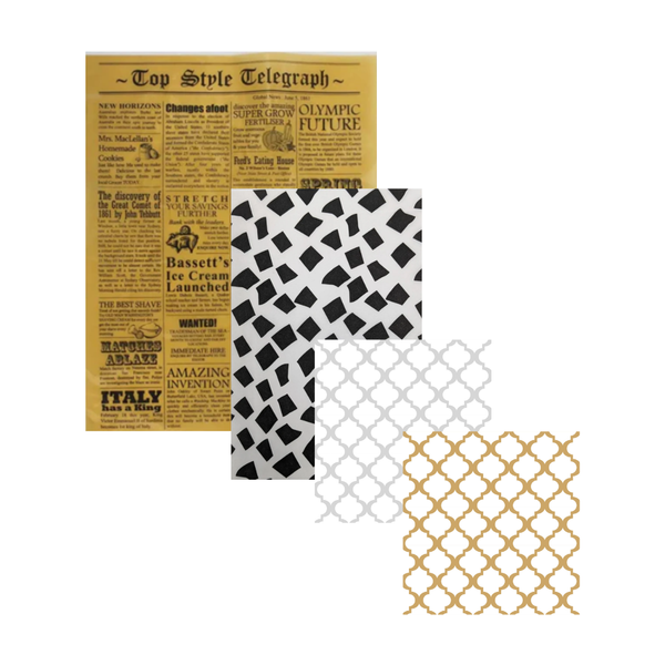 Urban Lattice Greaseproof Paper 20pk