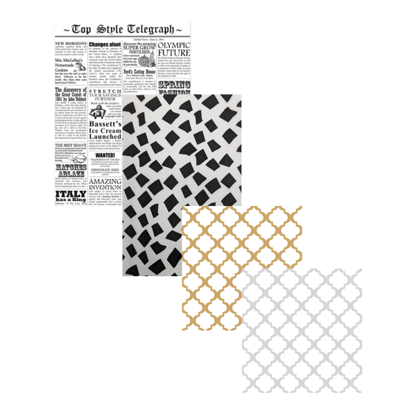 Metro Mosaic Greaseproof Paper 20pk