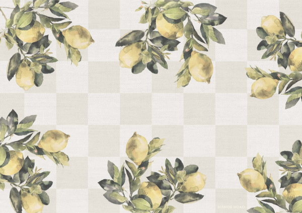 Manor Road Citrons Greaseproof Paper A4 Size
