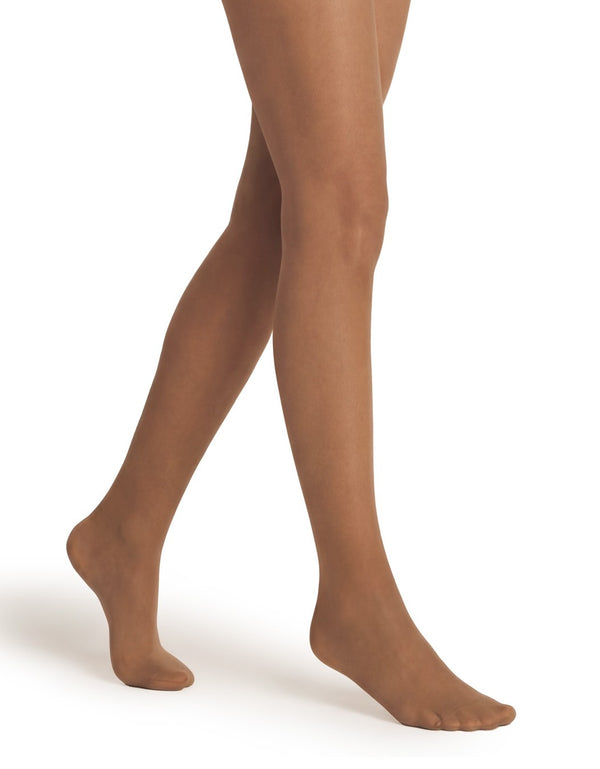 Classic Shine Gloss Tights, Gusset, Bronze Glow, XL, 3 pair