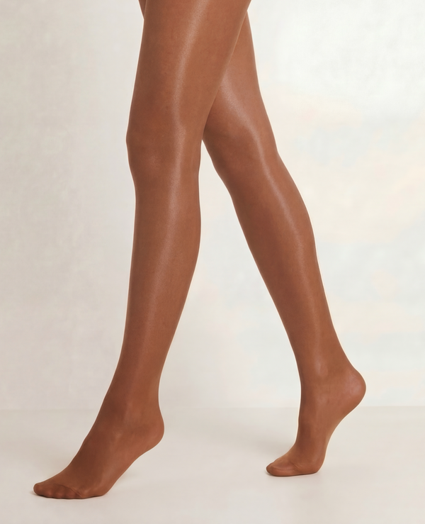 Essential Gloss Tights, Copper, L, 3 pair pack