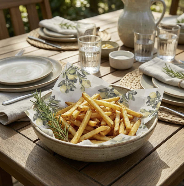 Manor Road Citrons Greaseproof Paper A3 Size