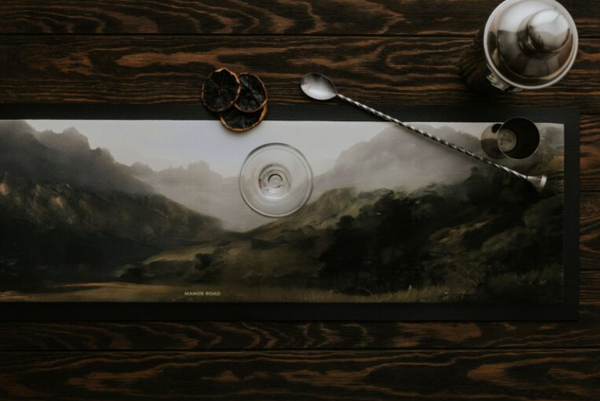 Manor Road The Landscape Small Bar Mat