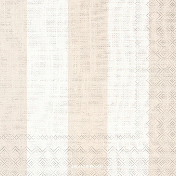 Manor Road Naturals Stripe Dinner Napkins 20pk