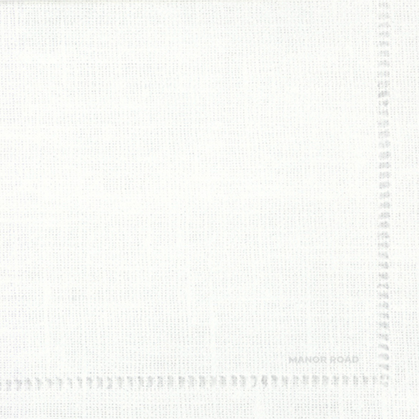 Manor Road Linen Hemstitch Natural Dinner Napkins 20pk