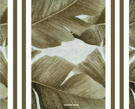 Manor Road Rustic Palm Paper Placemat 30pk