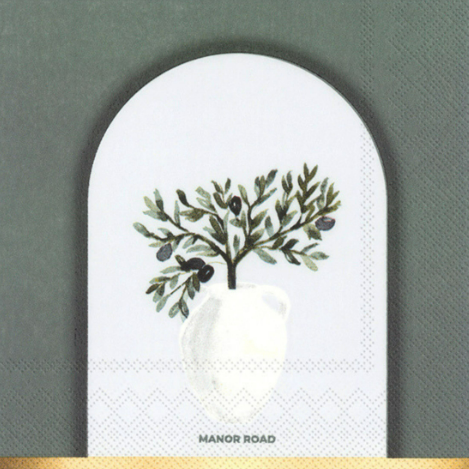 Manor Road Tuscany Cocktail Napkins 20pk