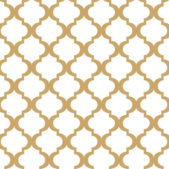 Morrocan Gold Small Square Greaseproof Paper 10pk