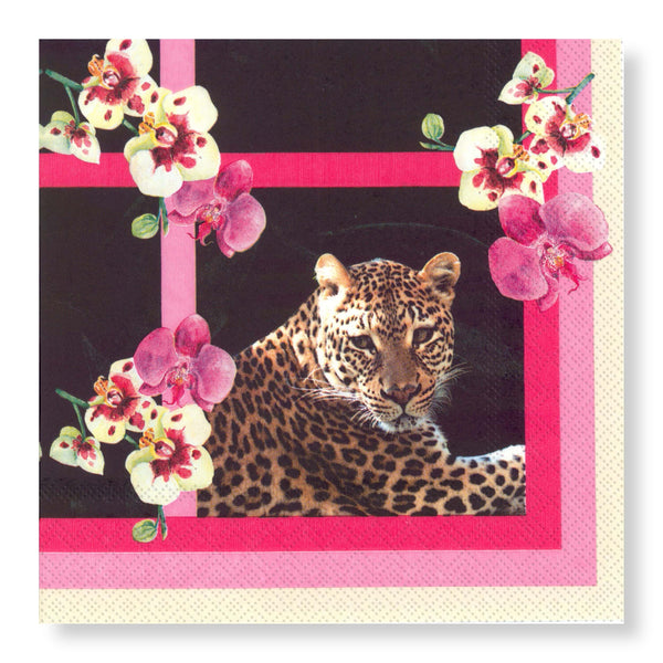 Manor Road Framed Jungle Luncheon Napkin 20pk
