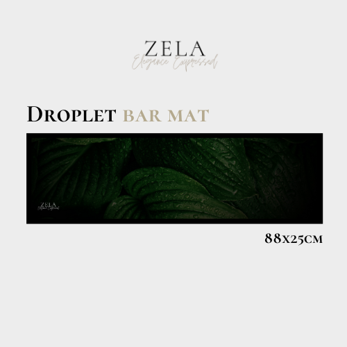 Zela Bar Mat Droplet   88x25