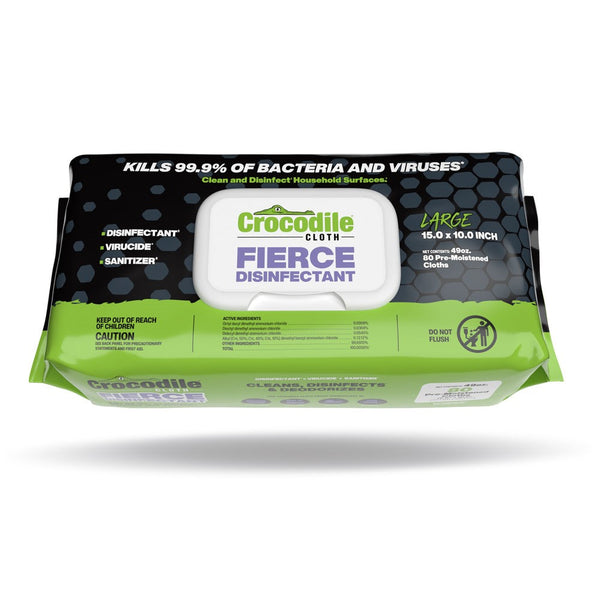 Crocodile Cloth Fierce Disinfectant 80pk