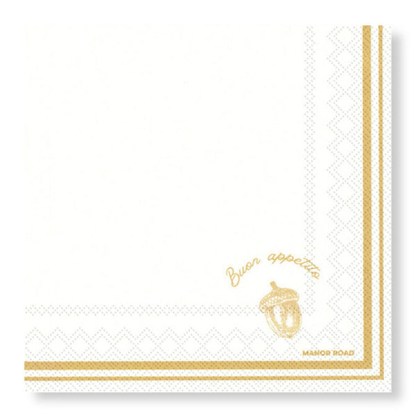 Manor Road Buon Appetito Luncheon Napkins 20pk