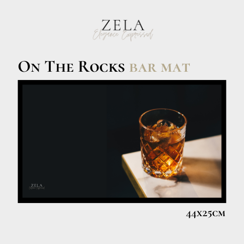 Zela Bar Mat On the Rocks   44x25