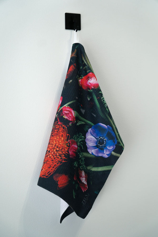 Zela Microfiber Dish Towel Floral   45x65Cm