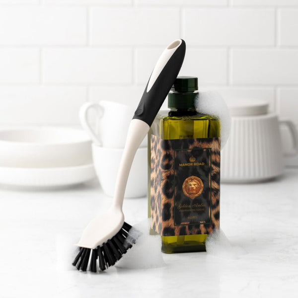 Manor Road Black & Pebble Dish Brush