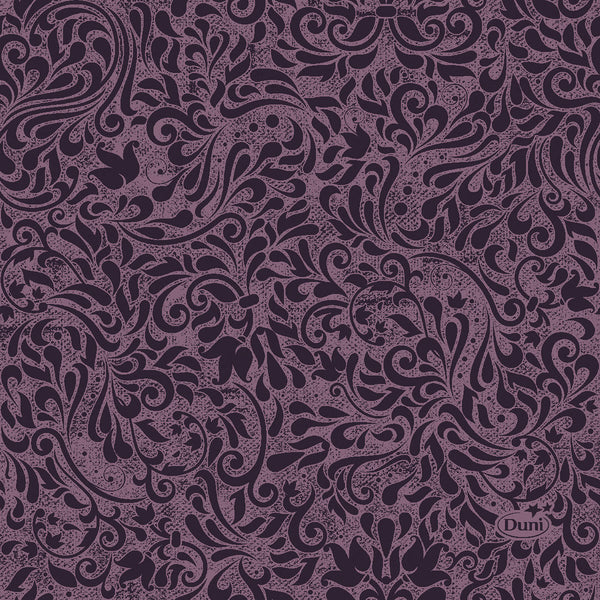 Paper + Design Napkins Zinnia Plum 24x24cm 20pk