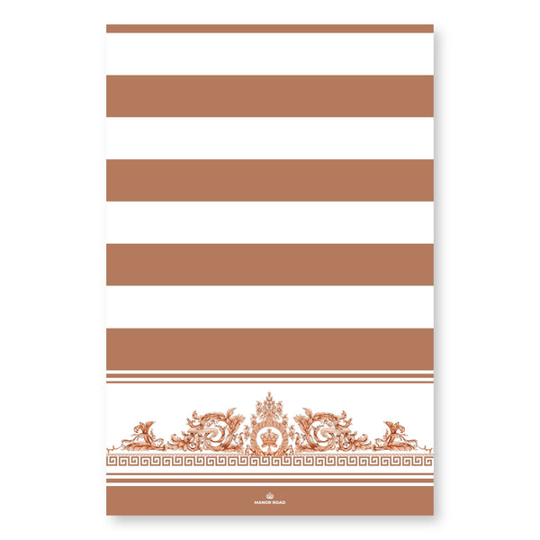 Manor Road Rococo Rose Gold Microfibre Tea Towel