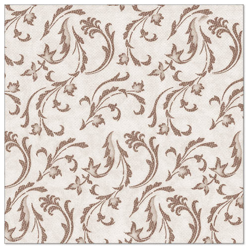 Papstar Napkins Papstar Royal Collection Damascato Brown 40x40cm 50pk