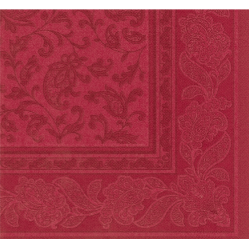 Papstar Napkins Royal Collection Ornaments Bordeaux 40x40 cm 50Pk