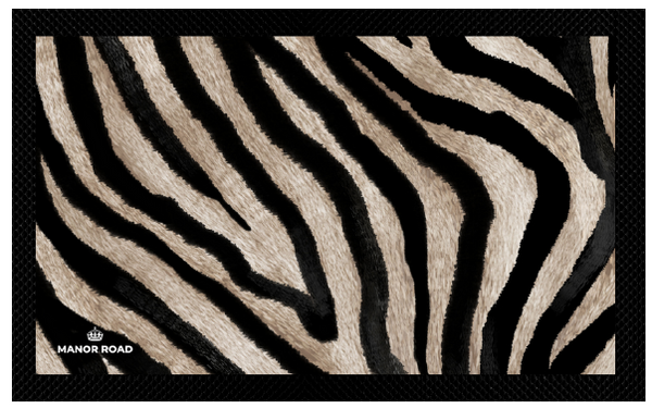 Manor Road Zebra Bar Mat Small 45x25CM